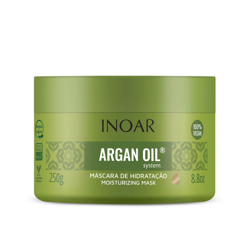 Argan oil hair treatment for frizz control and heat protection. Lightweight shine and hydration for smooth, silky hair.